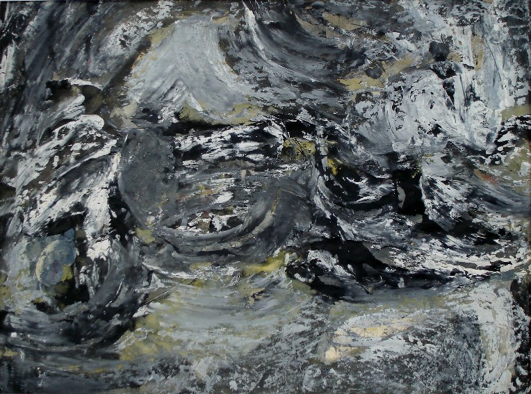 franck gribling GREYTURMOIL 1958 gouache 75x100 cm