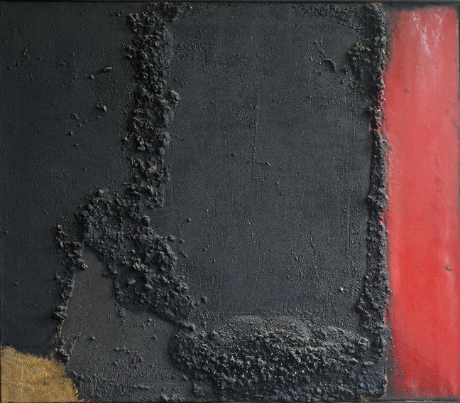 franck gribling NATUREMORTE 1962 coal polyester canvas