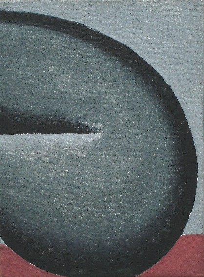 franck gribling BENDEDBODY 1992 acryliccanvas 40x30 cm
