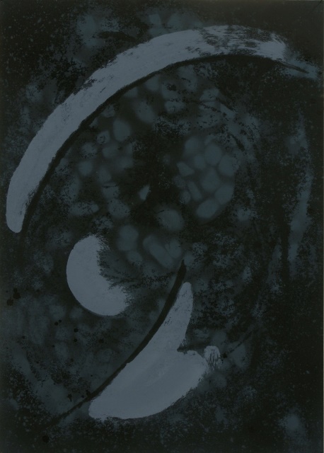 Cosmic growth,Acrylic on paper,70x50cm,2016