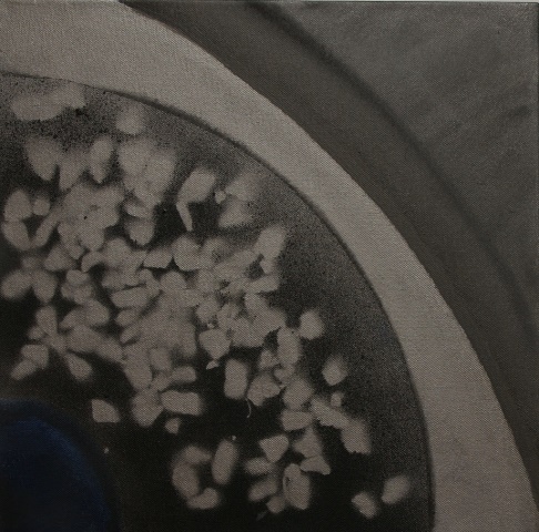 Disappearing matter,Acrylic on canvas,40x40cm,2016