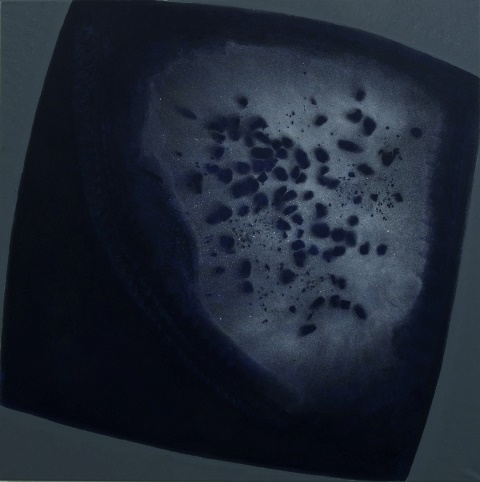 Distorted space-square,Acrylic on canvas,100x100cm,2016