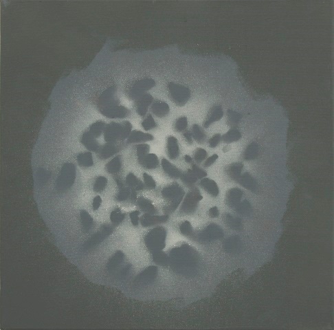 Origin of matter,Acrylic-on canvas,40x40cm,2016